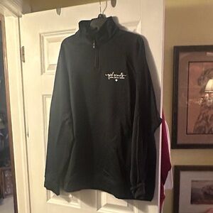 Black Quarter-Zip Pullover
